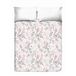 PENSIERI DELICATI Sprei voor tweepersoonsbed, 260 x 280 cm, 100% piqué-katoen, Vittoria rood
