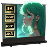 Maclean - Draagbaar projectiescherm - compact, vloer, 100", 4:3, MC-211