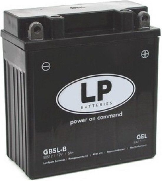 LANDPORT GB5L-B MOTOR GEL ACCU 12V 5.0AH (50512 - MG LB5-3)