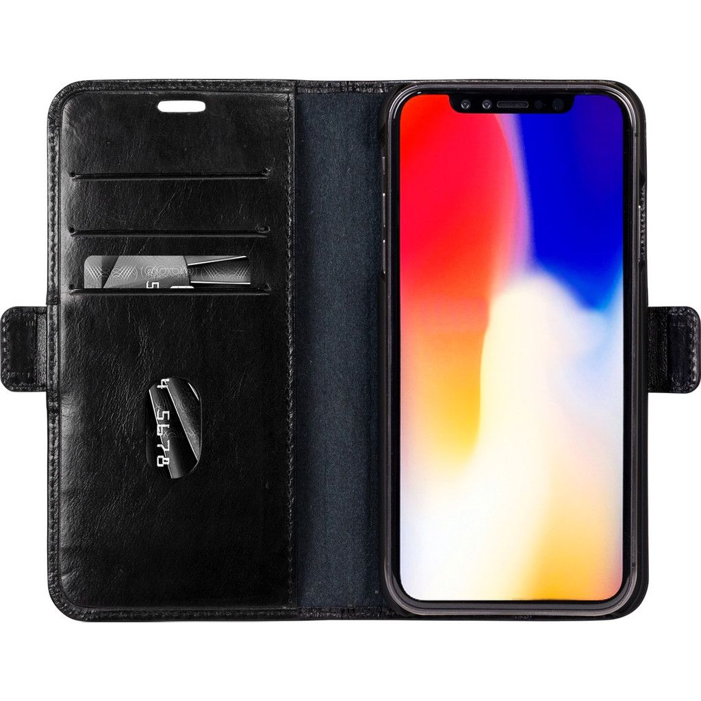 D. Bramante Copenhagen Apple iPhone Xs Max Book Case Zwart