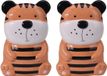 Merkloos Waterverdamper radiator - Set van 2x stuks - tijger - kunststeen - kinderkamer - 17 cm - luchtbevochtiger