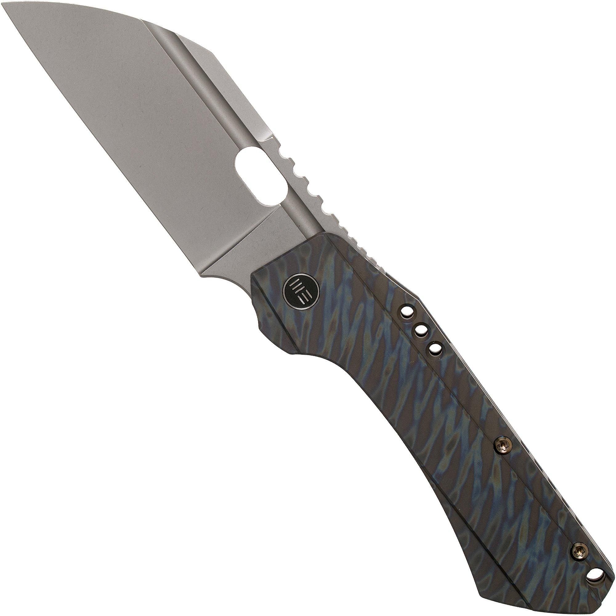 WE Knife Roxi 3 WE19072-3 Tiger Stripe Flamed Titanium zakmes