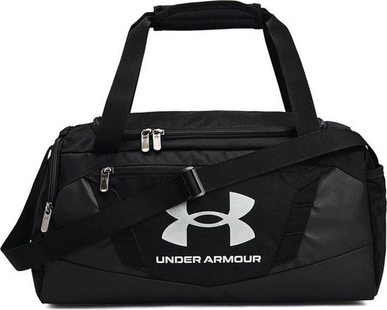 Under Armour UA Undeniable 5.0 Duffle MD, Zwart/Zwart/Metallic Zilver, Eén maat, Minimaal