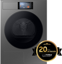 Samsung Bespoke AI™ Droger 9000-serie DV90F09F4SU3 - Warmtepompdroger - 9 kg - Dark Silver