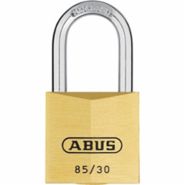 Abus Hangslot 40mm messing nr. 85 beugel 8mm met 2 sleutels