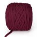 VynyQoo Gordelband voor handtassen, haaknaalden, 105 m, polyester garen voor beginners, T-shirt, haaknaalden, mand, doe-het-zelf woondecoratie (bordeauxrood)