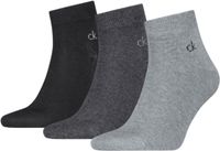 Calvin Klein Quartersokken Heren 3-Pack Grey Melange