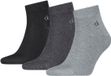 Calvin Klein Quartersokken Heren 3-Pack Grey Melange