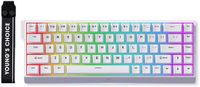 MCHOSE Ace68 E-sport - Wit 65% Hall Effect Ice Blue Magnetische Switch 8K Hz RGB Hotswap Mechanisch Gaming Toetsenbord (MC-Ace68-15)
