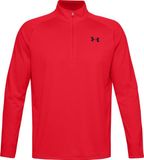 Under Armour UA Tech Shirt mit ½-Zip, langärmlig Red-XS