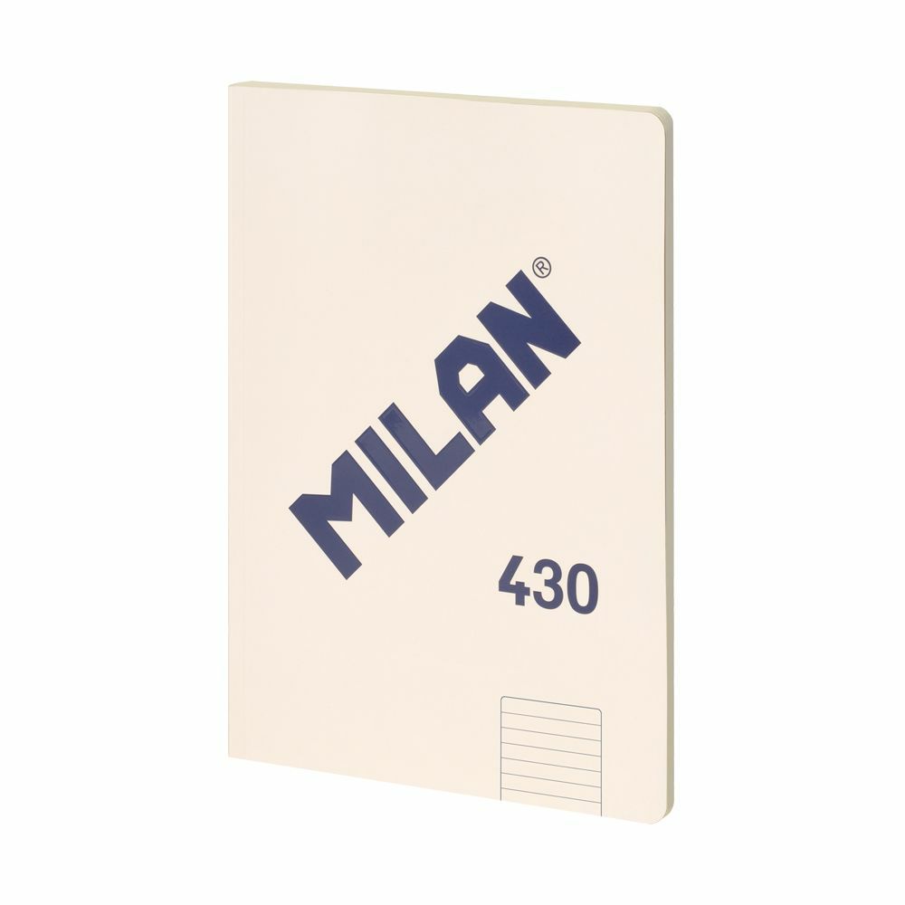 Milan 57242G48BG A4 Lined Notebook - 48 Sheets - Beige