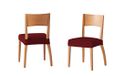 Martina Home Stoelhoes, Bordeaux, verpakking van 6 stuks