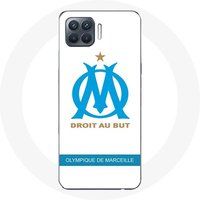 Maniacase Cases voor Oppo A93 5G Olympique de Marseille Logo Witte Achtergrond