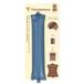 Clairefontaine 77039C Schooletui Leer Blauw