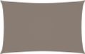 vidaXL Zonnescherm rechthoekig 3x6 m oxford stof taupe