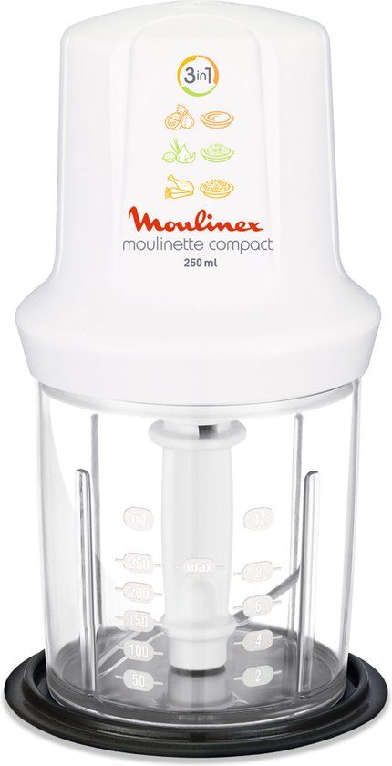 Moulinex DJ305110 Minihakmolen Moulinette Compact 0,6 L Wit