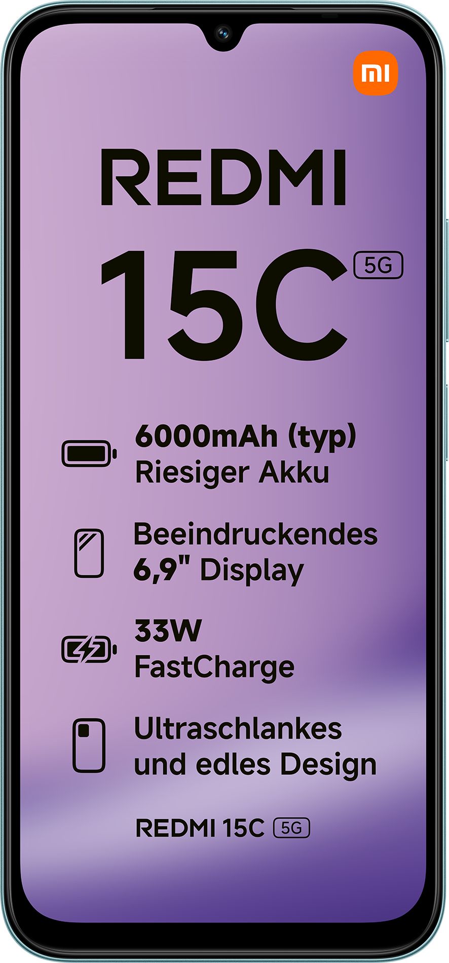 Xiaomi Redmi 15C 5G 128GB Mint Green