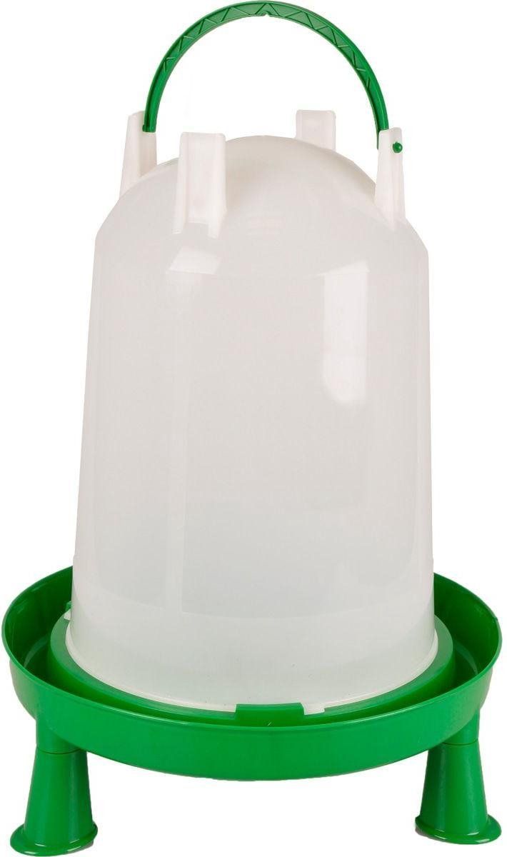 FLAMINGO Kippen drinkklok Twist met pootjes - Groen - 10 liter