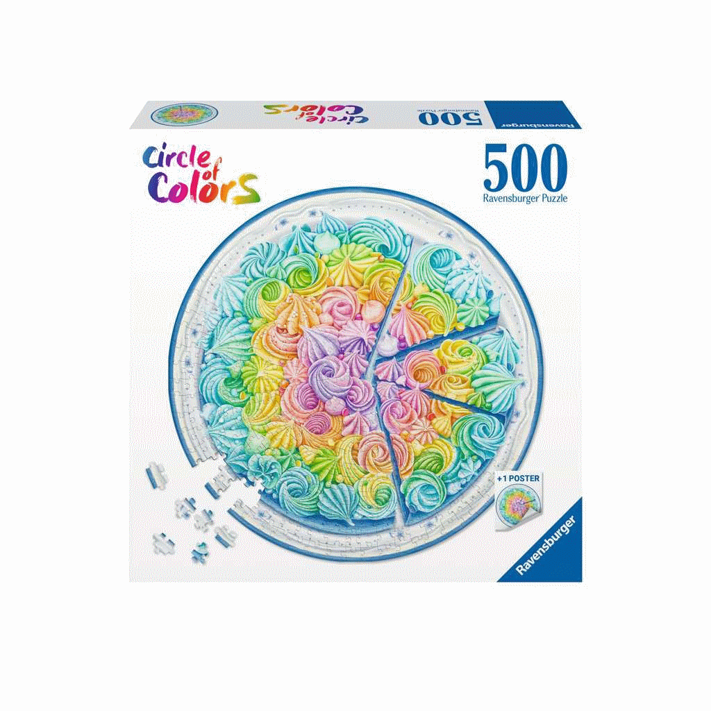 Ravensburger Circle of Colors - Rainbow Cake Puzzle (500 pieces) - Multicolour