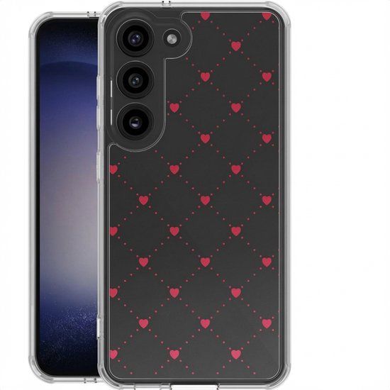 imoshion Hoesje - Geschikt voor Samsung Galaxy S23 - Design hoesje - Crush Check