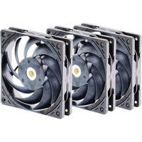 Scythe Grand Tornado 120 - Ventilatorhuis - 3-pack - 120mm - 97.29 cfm - 400 - 3000 rpm - 36.63 dBA - 4-pins - zwart