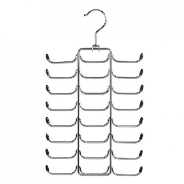 Zeller Present 17147 - Kleerhangers - Chroom - 12 stuks