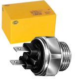 HELLA 6ZT 007 800-031 temperatuurschakelaar, radiatorventilator, 12 V, 2-polig, platte stekker, geschroefd, werkstroomrelais