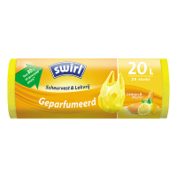 Swirl Vuilniszakken 20 liter | Geparfumeerd | 25 stuks | Lemon & Melon