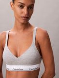 Calvin Klein Lift Bralette van katoen en modal - Grey Heather - L