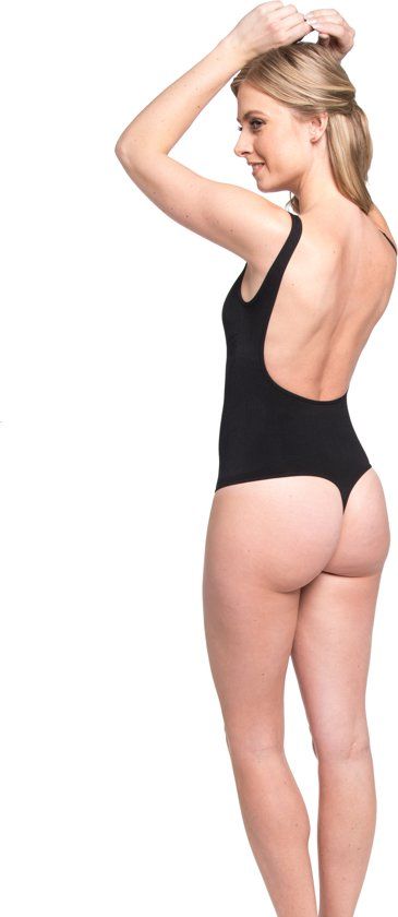 Magic Bodyfashion Body Low Back Body Black - XXL