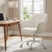 Bobbel Home - Chaise de bureau - Pivotant - Réglable en hauteur - Beige