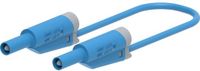 Electro PJP Meetsnoer Bananenstekker 4 mm 1 m Blauw