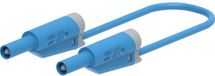 Electro PJP Meetsnoer Bananenstekker 4 mm 1 m Blauw