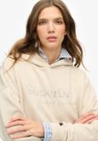Superdry Venue Metallic Hoodie Dames Beige