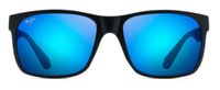 GAFAS Maui Jim Red Sands B432-2M Gepolariseerde Zonnebril Zwart Blauw Hawaii