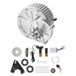 VEVOR Kit de moteur électrique à balais, 450 W, moteur électrique CC pour karts, 36 V 3000 tr/min, avec contrôleur de vitesse et kit d'accélérateur à poignée tournante, pour vélo électrique, scooter