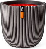 Capi Europe - Bloempot bol Groove NL - 54x52 - Antraciet