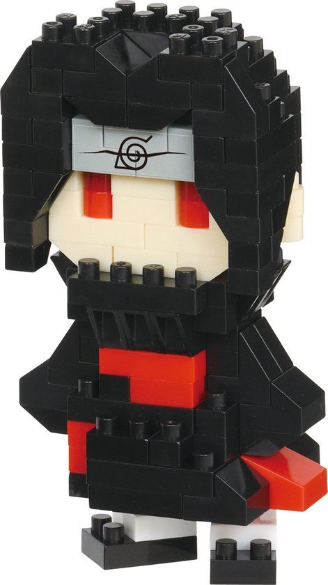 Nanoblock Bandai Nanoblock Itachi Uchiha Naruto Shippuden Mini Brick Figure Building Set