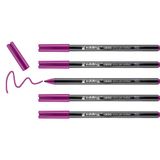edding 1300 viltstift medium - rood-violet - 5 stiften - ronde punt 2 mm - viltstift om te tekenen en schrijven - viltstift voor school, mandala's, bullet journals