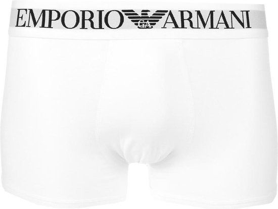 Emporio Armani Heren Basis Trunk Boxershort - Wit - S