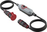 PCE PCE 4670001 PRCD-verlengkabel PRCD-S+ Grijs, Zwart, Rood IP54