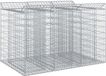 vidaXL Gabionen-verhoging voor planten, 2 stuks, 150 x 100 x 100 cm, verzinkt staal