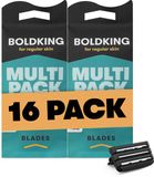 Boldking Scheermesjes Regular- 13+3 Gratis Scheermesjes voordeelverpakking Man & Vrouw - Scheerset Normale Huid - 16 Razor Blades Mannen
