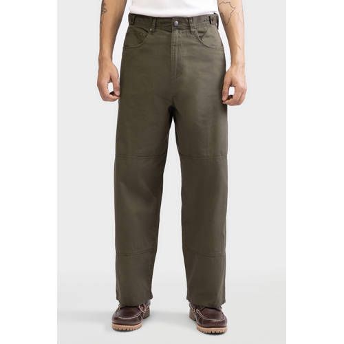 Redefined Rebel loose casual broek donkergroen
