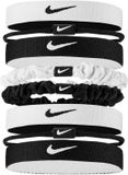 Nike Accessories Flex Classic Mixed Haarelastiek 8 Eenheden Wit,Zwart Man,Vrouw
