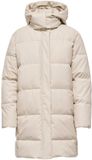 ONLY ONLAGNES COATED LONG PUFFER COAT OTW Dames M Pumice Stone