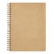 Nu Notebooks - Kraft Range - Manilla Wire Bound A4 Project Book - Briefpapier Notebooks - Professioneel notitieblok, Bruin - 160 pagina's