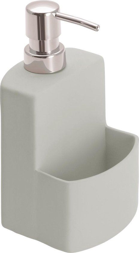 Wenko Zeepdispenser Festival - 380 ml - Keramiek - Grijs
