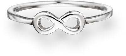 Glanzstücke München Glanzstücke München Zilveren ring Infinity Sterling zilver in Zilver Ringen Dames