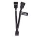 Thermaltake TtMod PWM Ventilator 4 Pin Y-Kabel 3 Pakje, AC-060-CO1OTN-F1